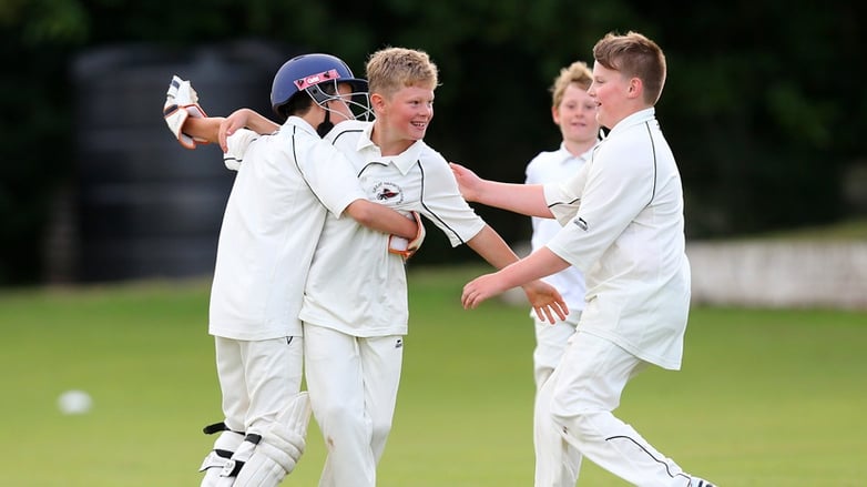 cricketers in whites