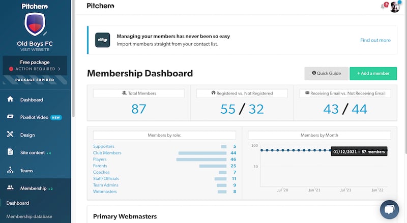 blog-membership-dashboard