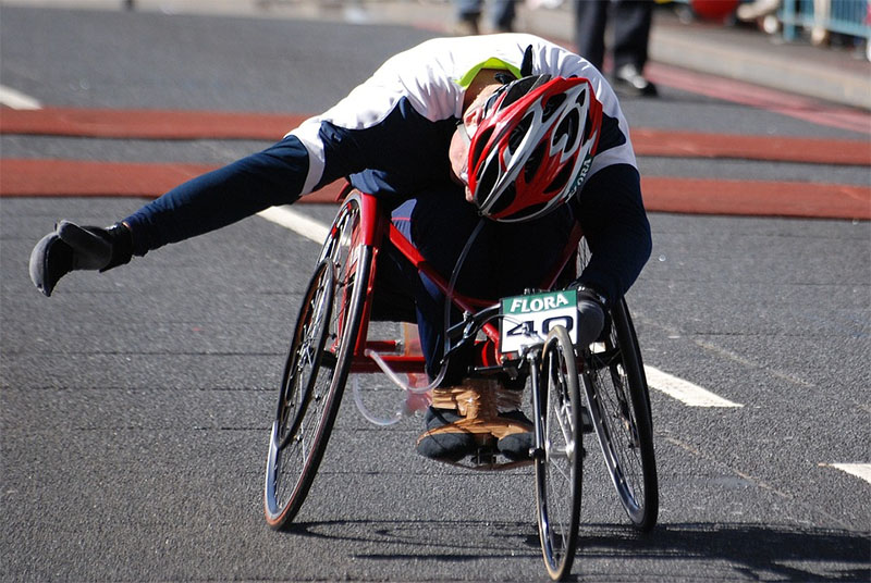 disability sports wheelchair cycling image