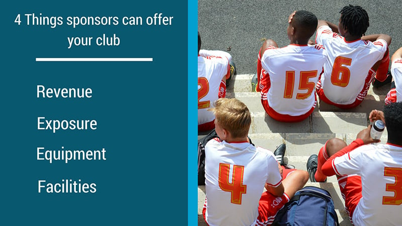 4 things sponsors can offer a grassroots club in sponsorship graphic