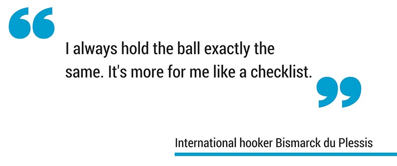 Bismarck du Plessis line out throw in rugby quote