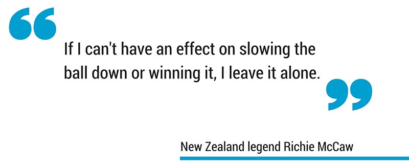 Richie McCaw defending the breakdown quote